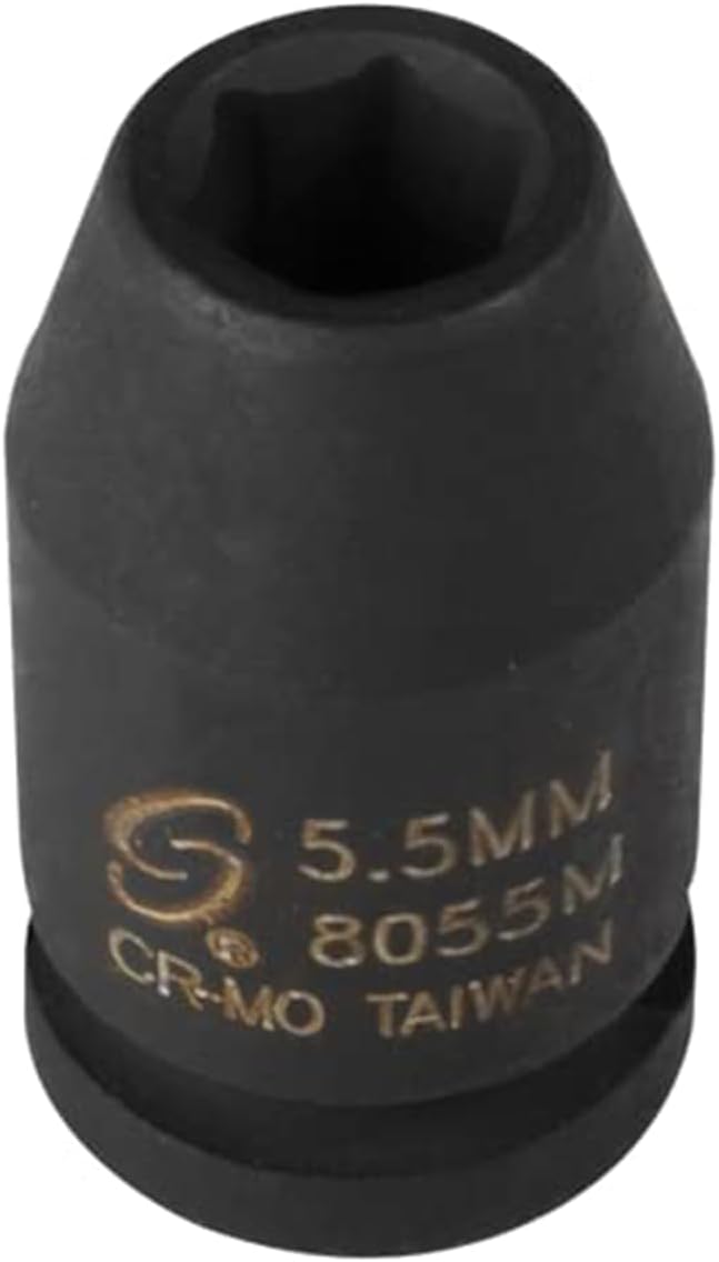 Sunex Tools 8055M 1/4" Dr. 5.5mm Impact Socket