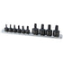 Titan 16143 10-Piece Low Profile Tamper-Resistant Impact Star Bit Socket Set