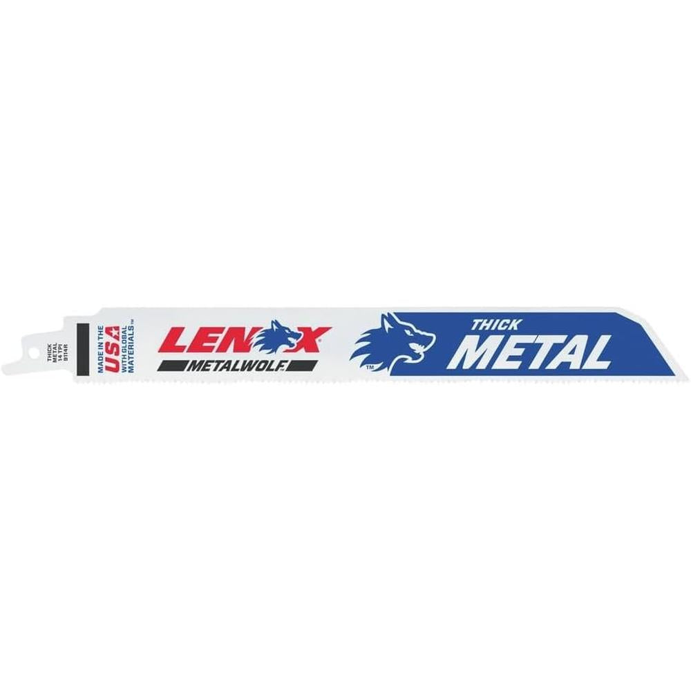 Lenox Tools 20179B9114R 9"X1" 14TPI LAZER Heavy Metal (3/32" - 3/8") Recip 25 Pk
