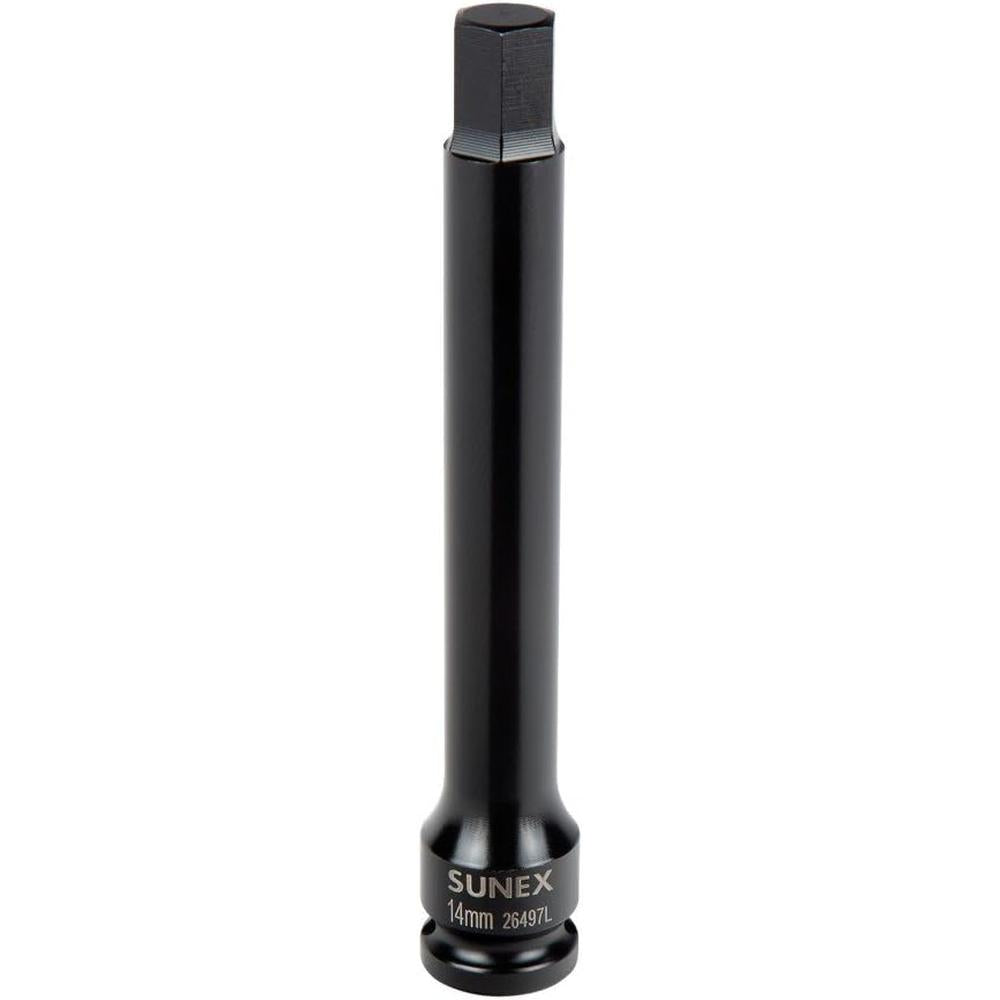 Sunex Tools 26497L 1/2" Dr 14mm Hex Impact Socket, 6"