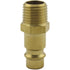 Milton S-760 1/4" MNPT HIGHFLOWPRO® V-Style Male Brass Plug (Pack of 2)