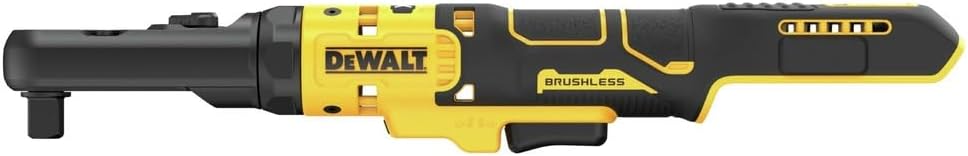 Dewalt DCF510B 20V MAX XR 3/8" &amp; 1/2" DR. CLIQUET À TÊTE SCELLÉE SANS BROSSE À ENCLUME INTERCHANGEABLE (OUTIL NU), 75 PI-LB, 300 TR/MIN