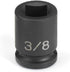 Grey Pneumatic 1008FP 3/8" Drive X 1/4" Square Female Pipe Plug Socket