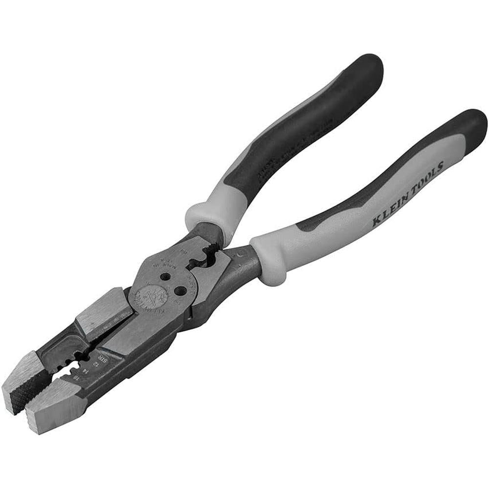 Pliers. Hybrid Multi Purpose Tool with Crimper. Bolt Shearing Holes & Stripper Klein Tools J215-8CR
