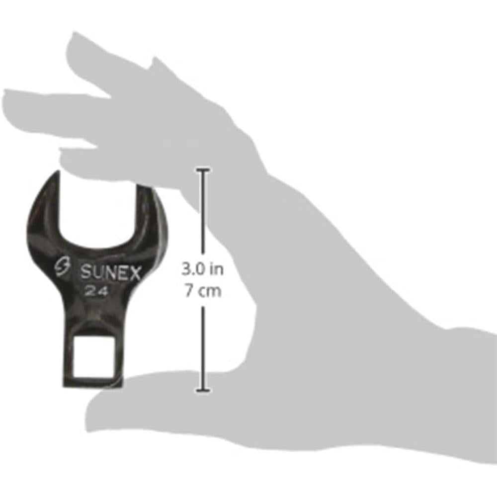 Sunex 97324A 1/2-Inch Drive 24-mm Jumbo Crowfoot Wrench