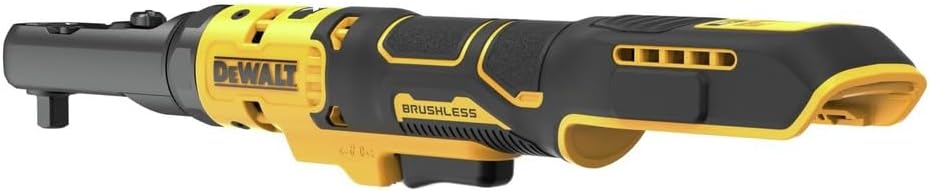 Dewalt DCF510B 20V MAX XR 3/8" &amp; 1/2" DR. CLIQUET À TÊTE SCELLÉE SANS BROSSE À ENCLUME INTERCHANGEABLE (OUTIL NU), 75 PI-LB, 300 TR/MIN