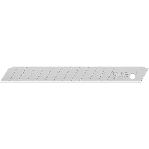 Olfa 5015 AB-50B Lame argentée sécable 9 mm. Paquet de 50