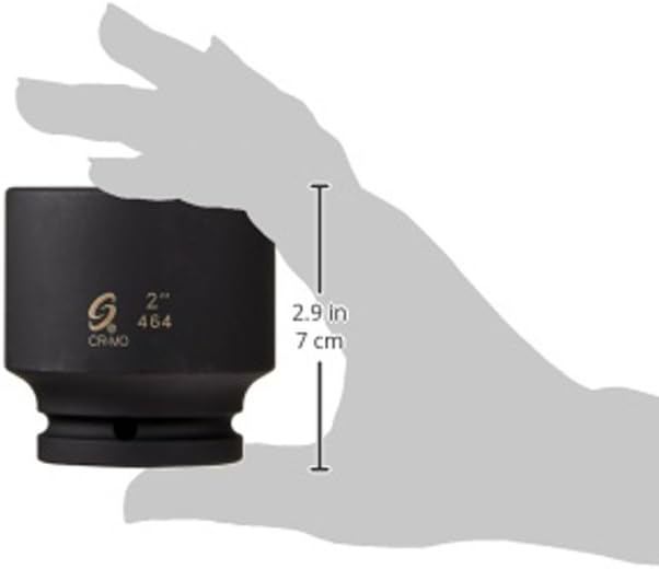 Sunex 464 3/4" Drive Standard 6 Point Impact Socket 2"