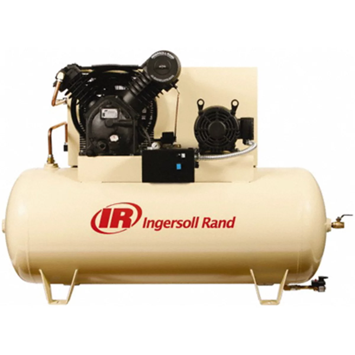 Ingersoll Rand 45465820 Type-30 Two-Stage Reciprocating Air Compressor, 10 HP 230V/3PH 120-Gallon Horizontal Tank