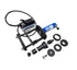 OTC Tools 4247-FR Suspension Bushing Kit with Pump, including air/hydraulic pump, 25-ton hydraulic cylinder, hose, and full adapter set
