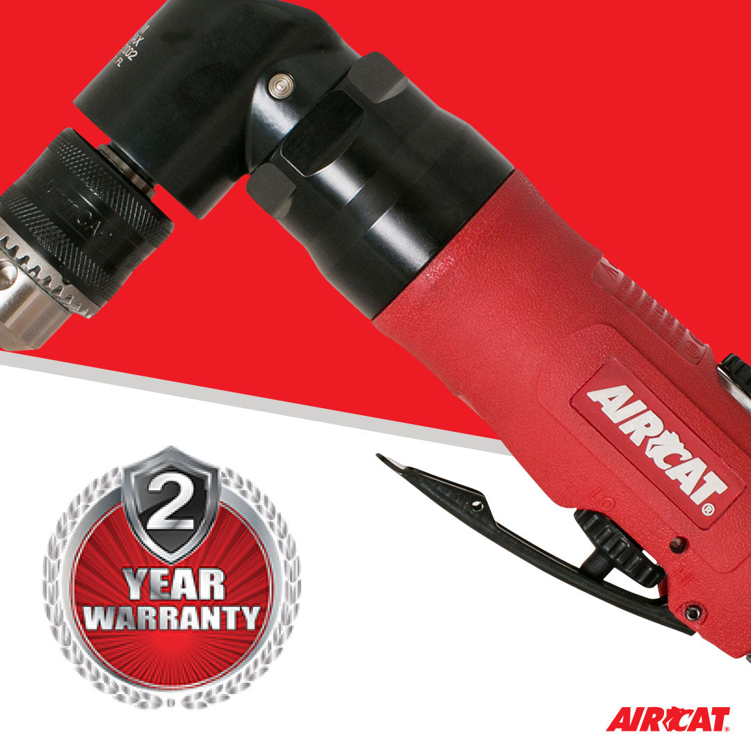Aircat 4337 .75 HP 3/8" Reversible Angle Drill