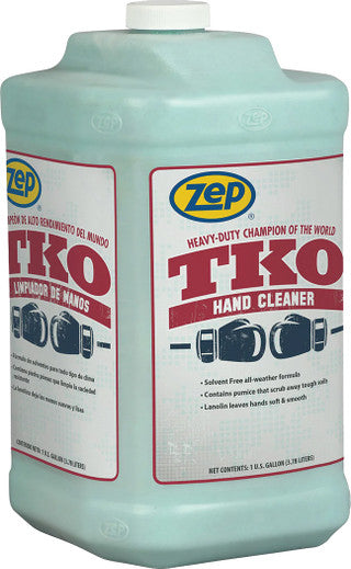 ZEP R54824 TKO Hand Cleaner with Pumice, Solvent-Free, Lemon-Lime Fragrance, 1 Gallon, (1 Bottle)