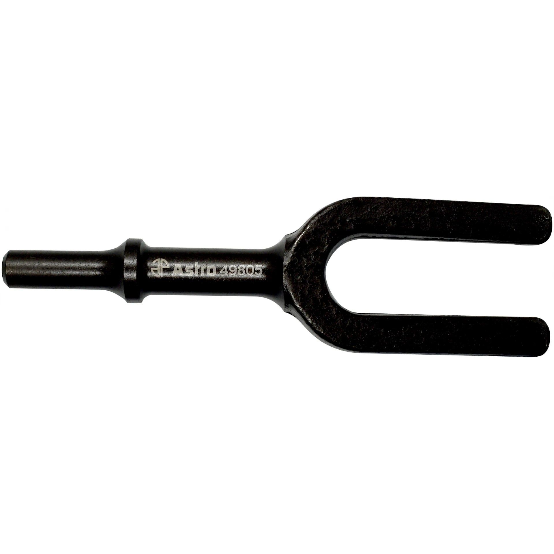 Astro Pneumatic 49805 0.498" Shank Air Hammer Pickle Fork Ball Joint Separator - Front View