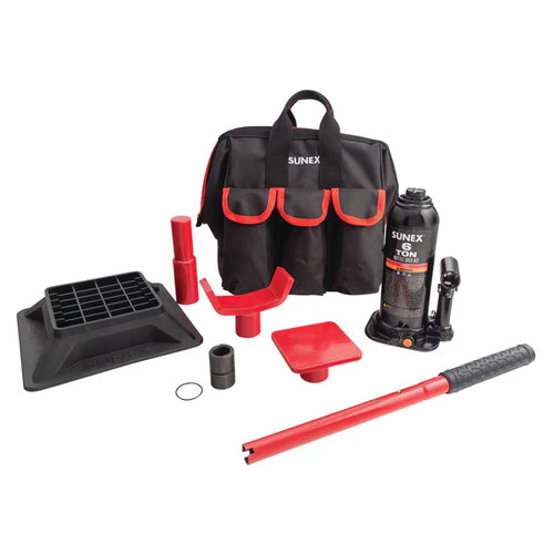 Sunex Tools 4406KIT 6-Ton Bottle Jack Kit, 8.5" - 20.4"