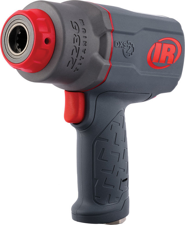 Ingersoll Rand 2236QTIMAX 1/2" Dr. Standard Anvil Quiet Impact Wrench with DXS Drive XChange System, 1500 Ft-Lb, 7500 RPM