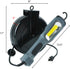 Alert Stamping 5030AM Retractable Cord Reel dimensions diagram - 9in x 11in x 3in reel, 13.5in light