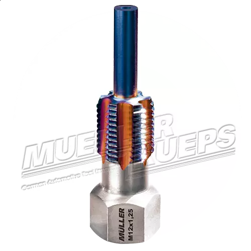 Mueller-Kueps 506 512 Sensor Tap M12x1.25 with integrated guide pin for NOX sensor thread restoration