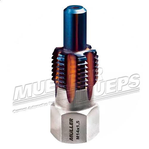 Mueller-Kueps 506 514 Sensor Tap M14x1.5 with integrated guide pin and hex base