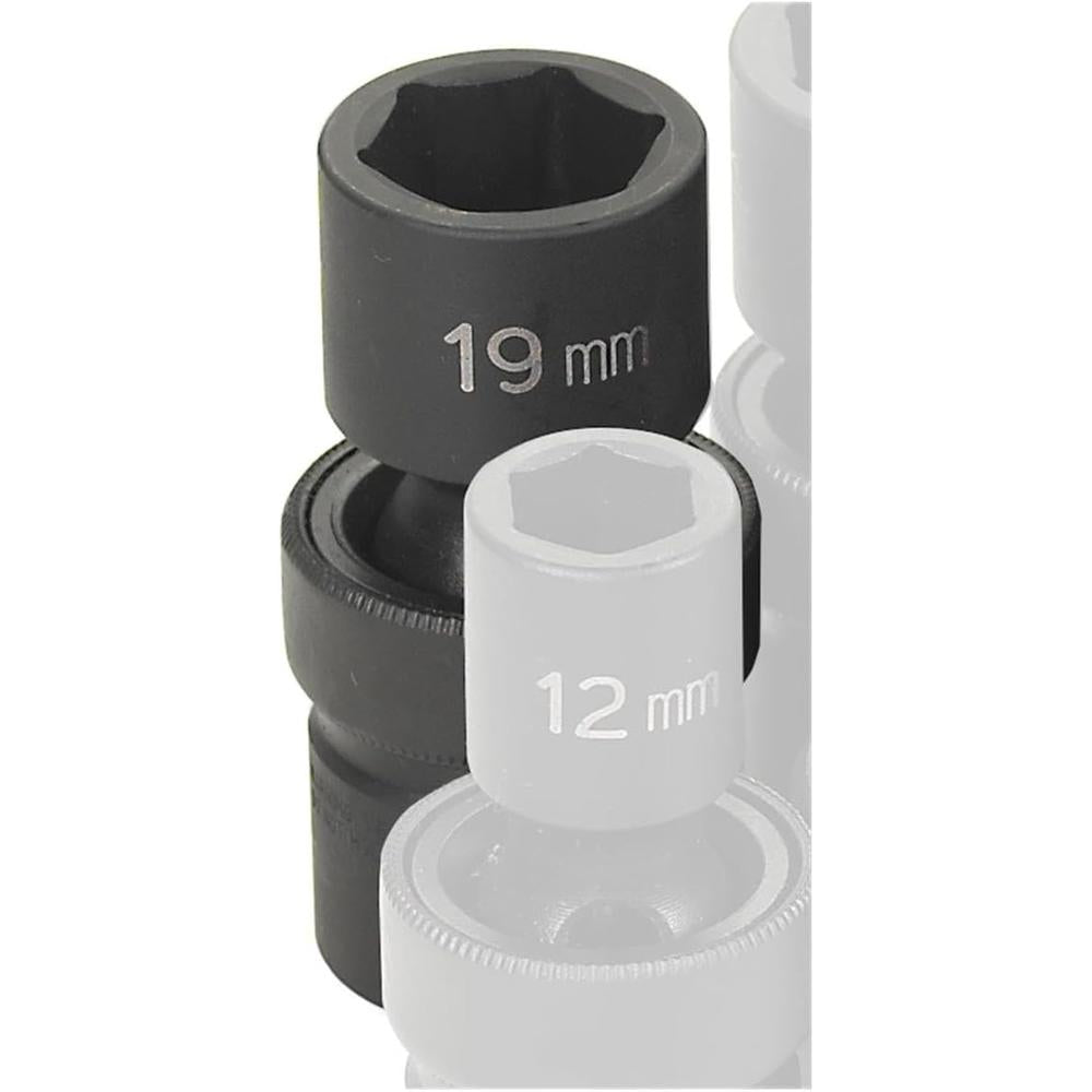 Grey Pneumatic 2019UM 1/2" Drive X 19mm Standard Universal