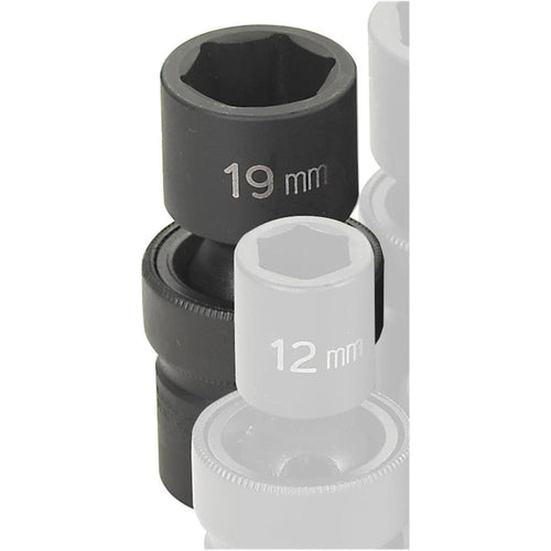 Gris Pneumatique 2019UM Entraînement 1/2" X 19mm Standard Universel