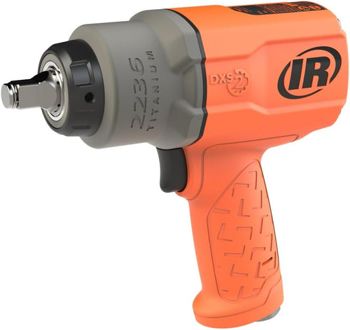 Clé à chocs silencieuse à enclume standard orange Ingersoll Rand 2236QTIMAX-O de 1/2 po avec système DXS Drive Xchange, 1 500 pi-lb, 7 500 tr/min