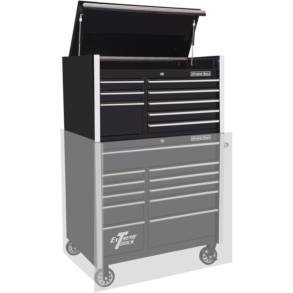 Extreme Tools RX412508CHBK 41" 8 Drawer Top Chest - Black