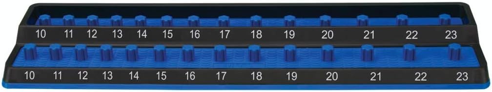 Mechanic's Time Savers PSH50M-BLU MTSPSH50M BLU 1/4" PEG SOCKET HOLDER METRIC BLU