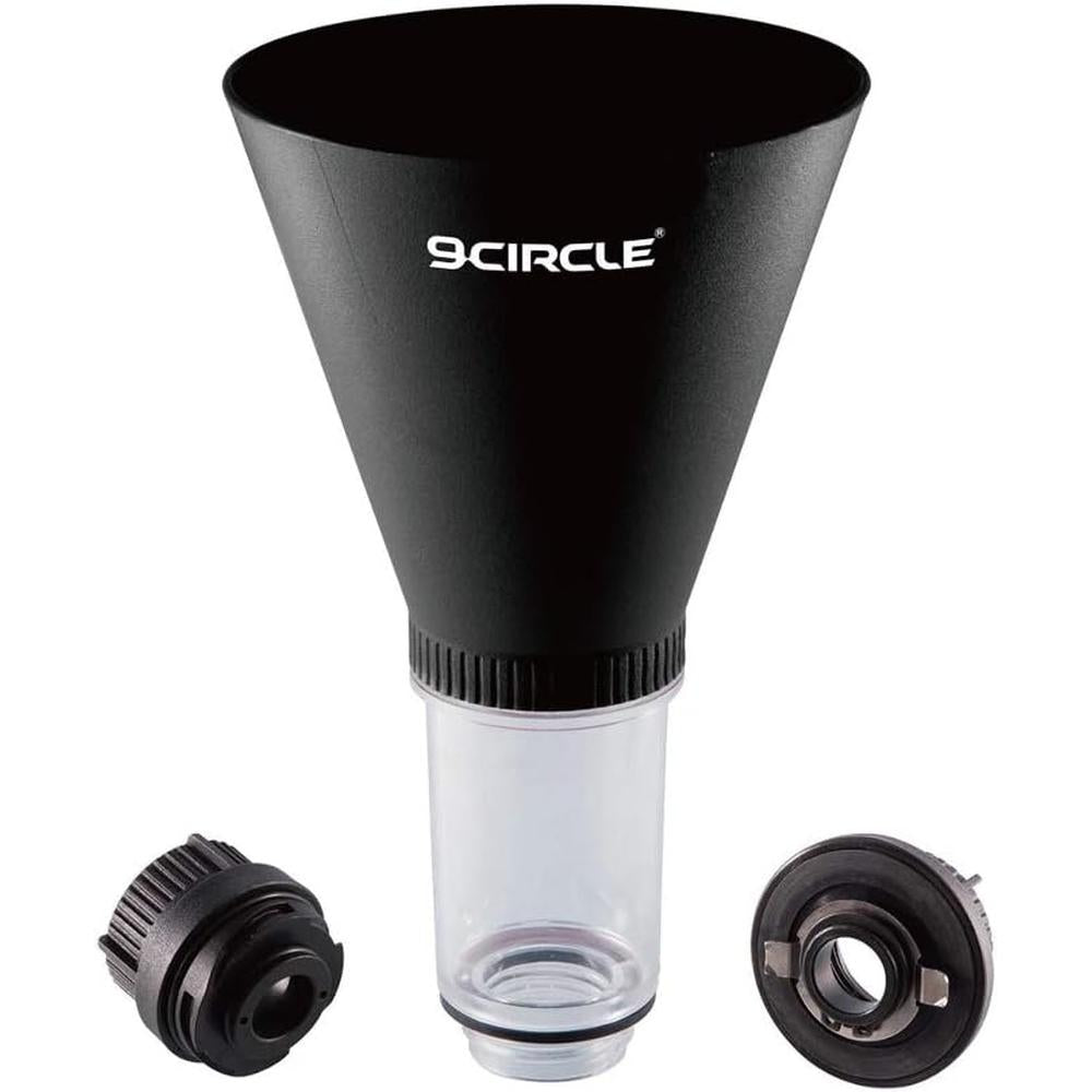 9 Circle 62730 Oil Funnel Set for Volkswagen 2015 & Newer, Black