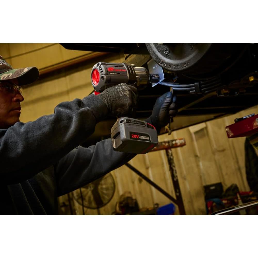 Ingersoll Rand W7152-K22 20V High Torque 1/2 Inch Drive Cordless Impact Wrench, 2 Battery Kit