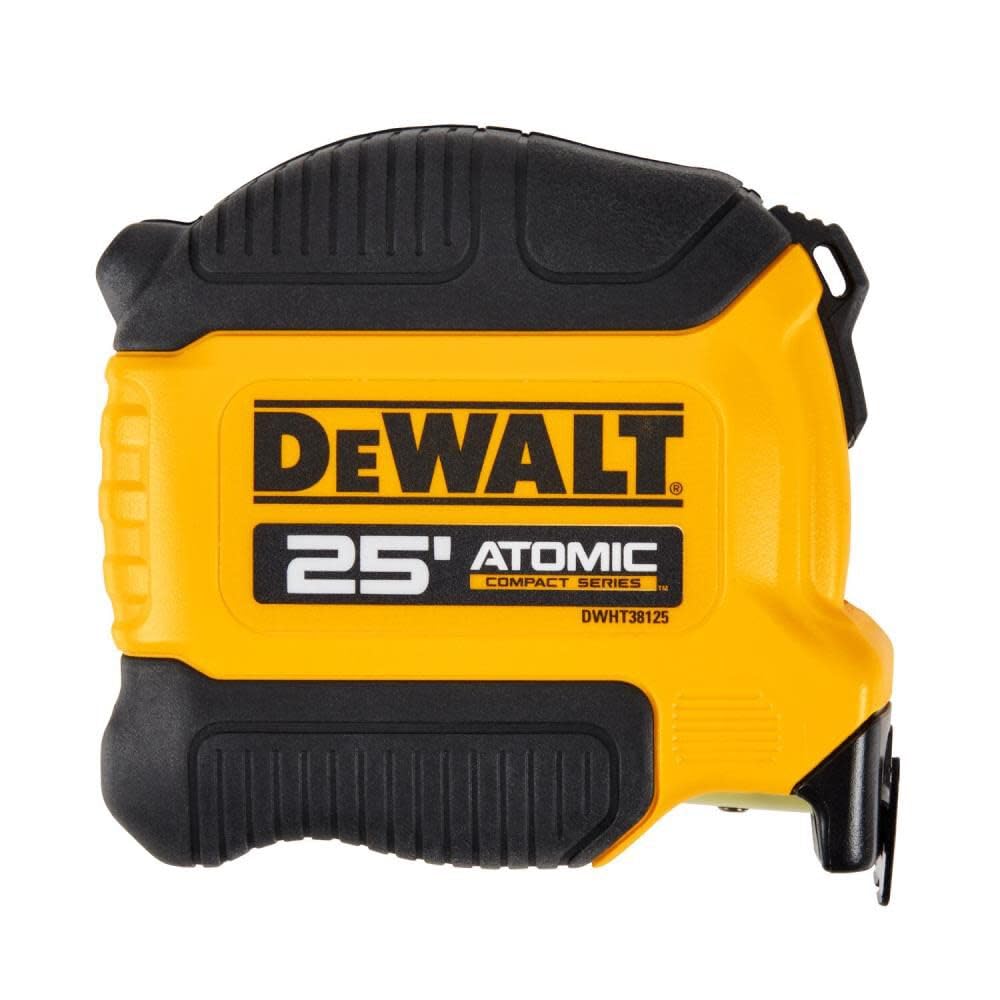 Mètre à ruban DeWalt DWHT38125S série compacte atomique de 25 pieds