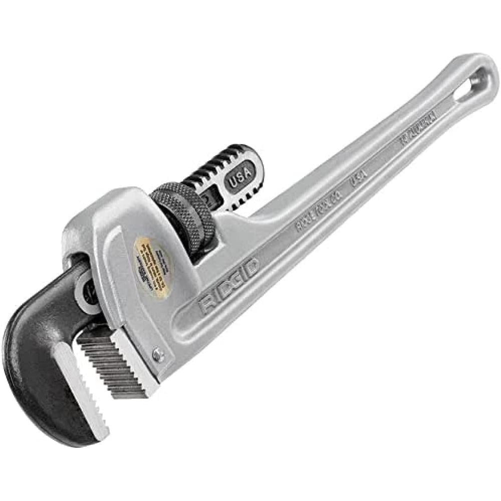 RIDGID 31095 Model 814 Aluminum Straight Pipe Wrench, 14-inch Plumbing Wrench