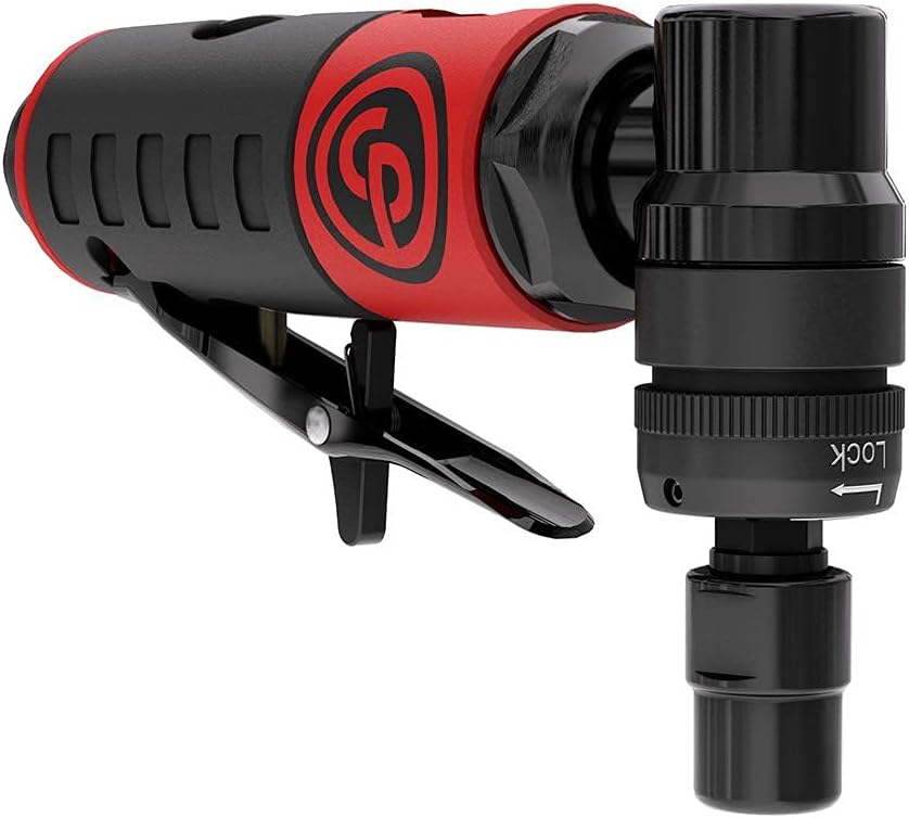 Chicago Pneumatic 7406 1/4" QUIET 90° ANGLE DIE GRINDER, .32 HP, 23,000 RPM