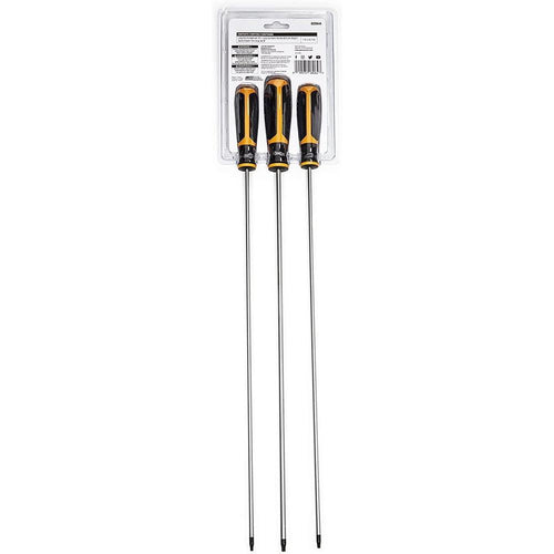 GearWrench 80064H 3-Piece Extra-Long Torx Dual Material Screwdriver Set