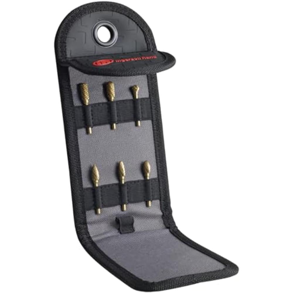 Ingersoll Rand 1814TIN 6-PC KIT DE FRAISE AU CARBURE REVÊTU DE TITANE, TIGE 1/8", TÊTE 1/4" DIAM.