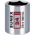 Sunex Tools 39013C 3/8" Drive Chrome Socket Individual 6pt 3/4" Standard