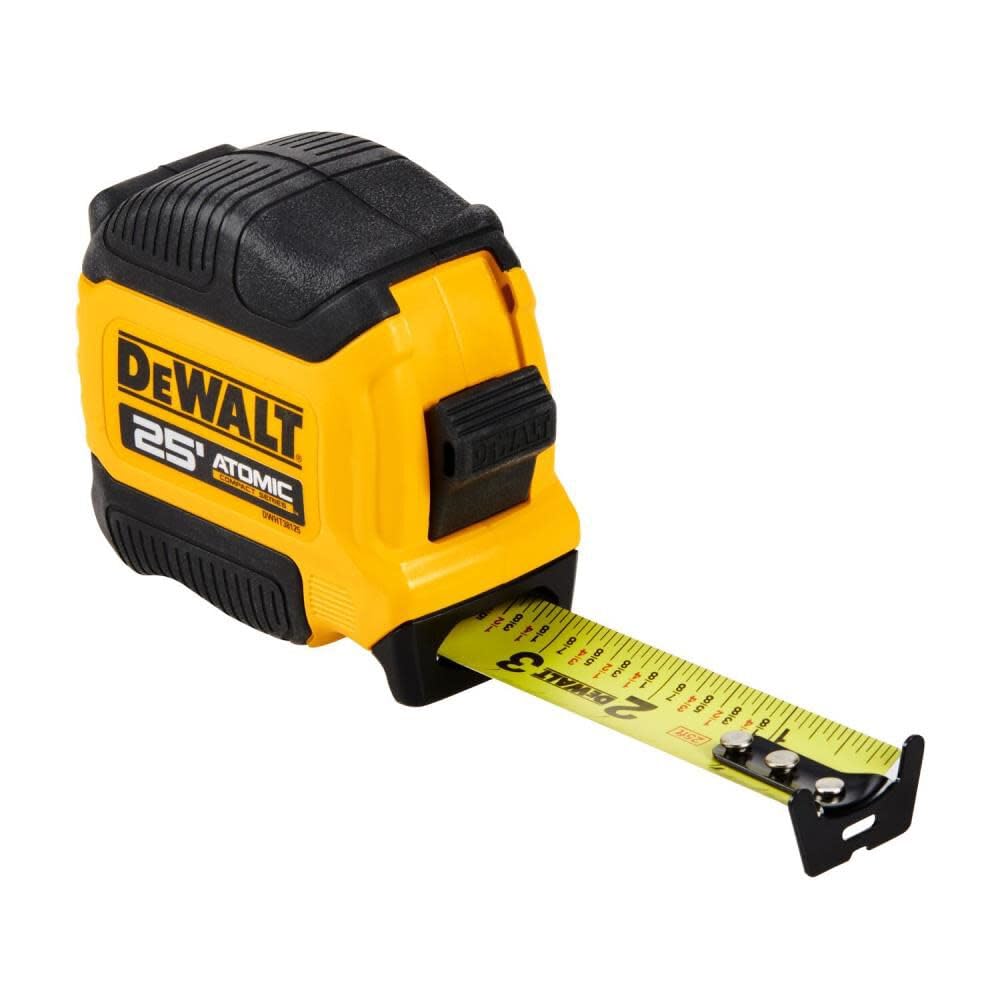 Mètre à ruban DeWalt DWHT38125S série compacte atomique de 25 pieds