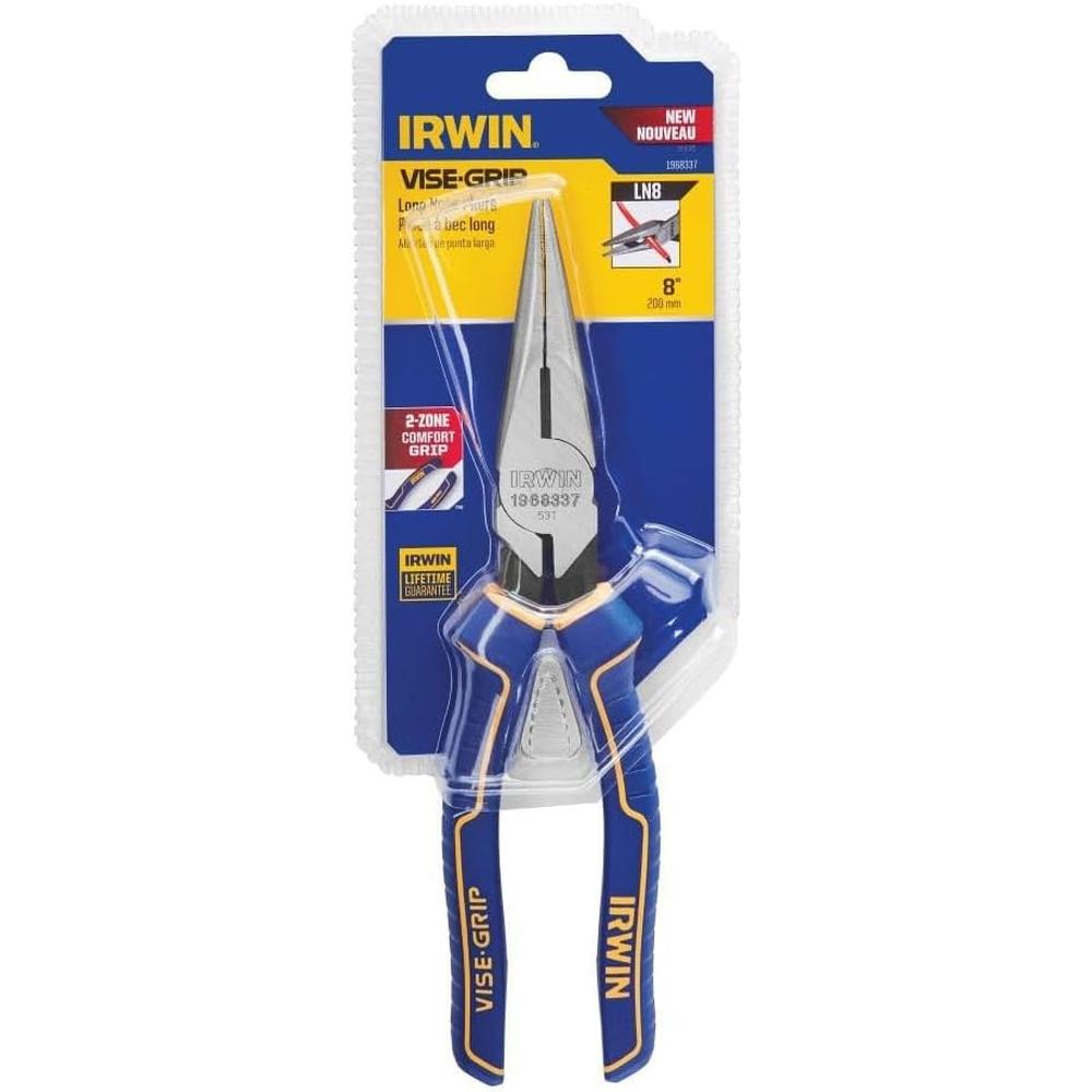 Irwin Tools 1968337 Pince à bec long 20,3 cm avec bord gauche