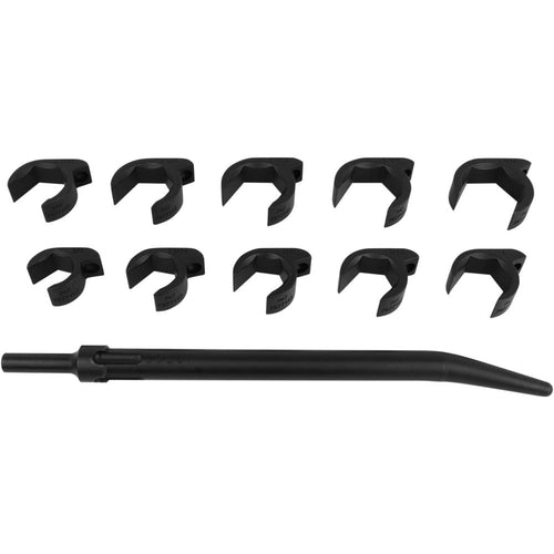 LTI Tools (Lock Technology) 1900 Jeu de 10 pieds de biche SAE Shockit pour raccords industriels/hydrauliques robustes