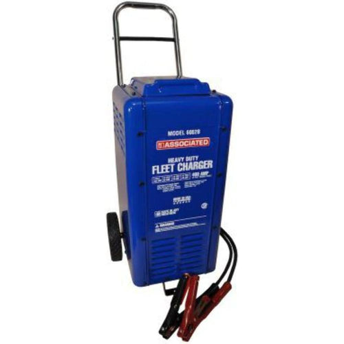Associated Equipment 6002B 6/12/18/24V 100/80/50/40-Amp 400-Amp Charger Cranking Assist with Wheels
