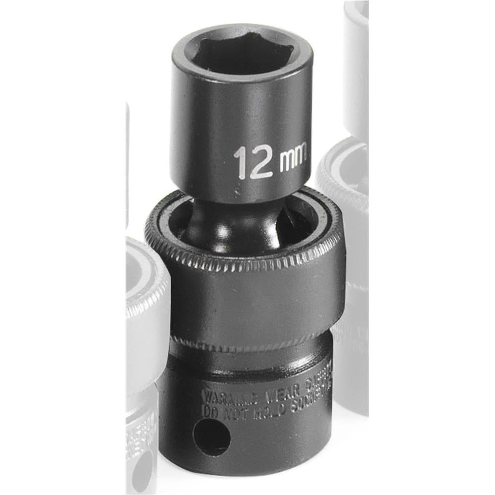 Grey Pneumatic 1012UM 3/8" Drive X 12mm Standard Universal