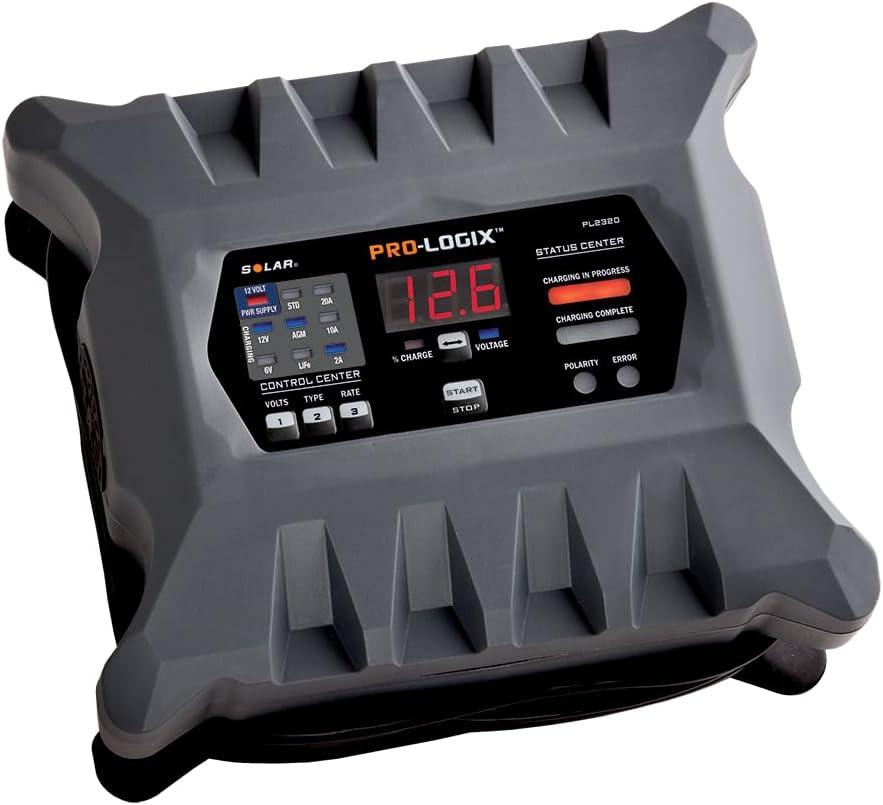Clore Automotive PL2320 Solar Pro-Logix Battery Charger. 20-Amp