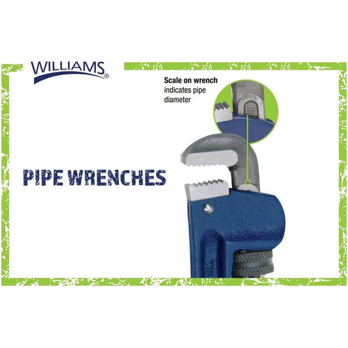 Williams JHW13500 8 HD PIPE WRENCH ALUMINUM