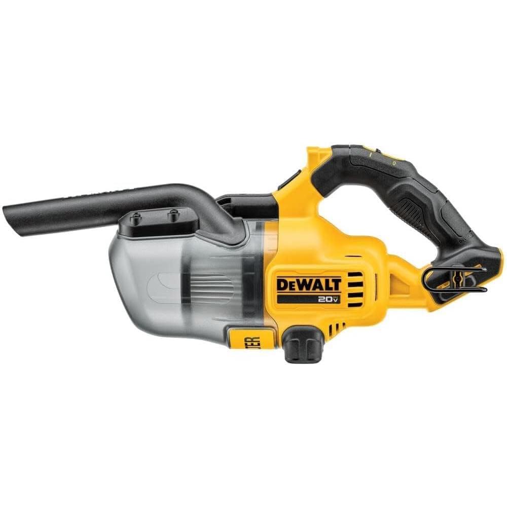 Dewalt DCV501HB ASPIRATEUR À MAIN SEC 20V MAX AVEC 7 ACCESSOIRES (OUTIL NU), 46 CFM, LUMIÈRE LED, FILTRATION HEPA