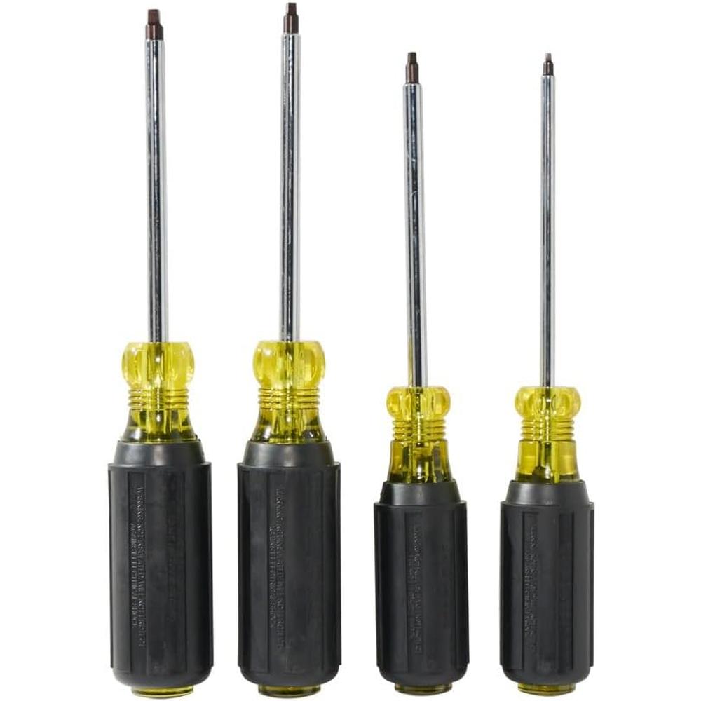 Klein Tools 85664 4 PC SQUARE-RECESS SCREWDRIVER