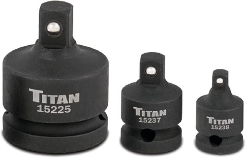 Outils Titan 12036 3 pièces. Ensemble d'adaptateurs de réduction d'impact