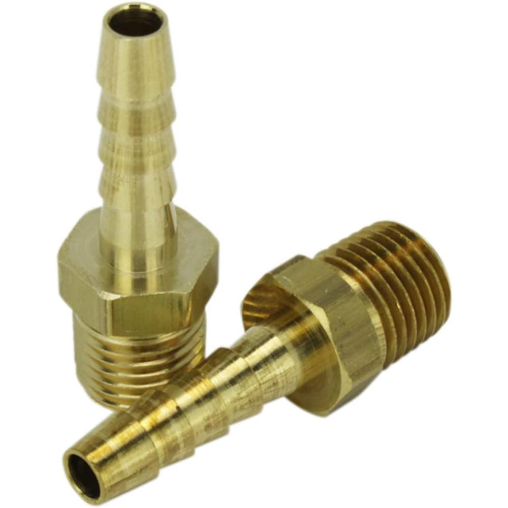 Milton Industries S-600 1/4" M. Extrémité, tuyau ID 1/4", 2/Cd