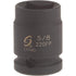 Sunex Tools 220FP 1/2 in. Drive 5/8 in. Female Pipe Plug Socket