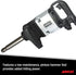 AirCat 1992 1" Tire Impact Tool Heavy Duty Black & Silver