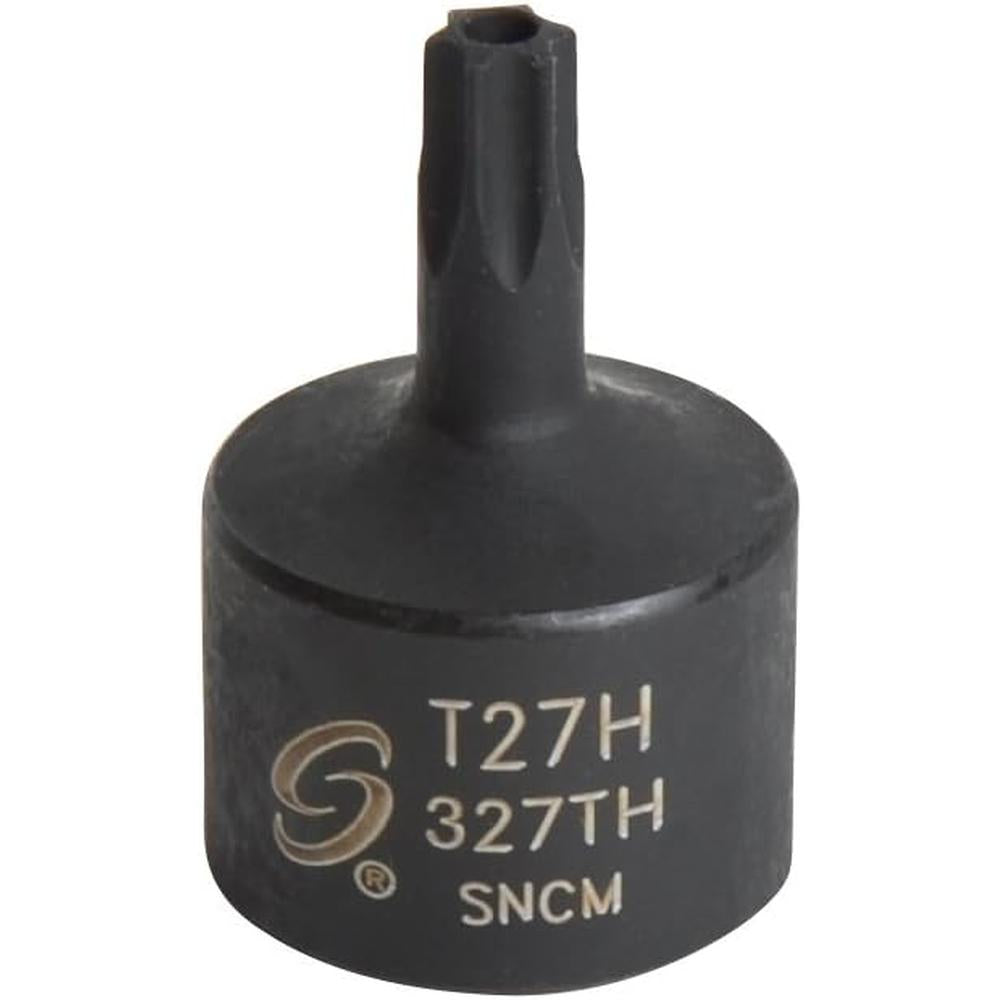 Sunex Tools 327TH 3/8" Dr. T27H Stubby Tamperproof Internal Star Impact Socket