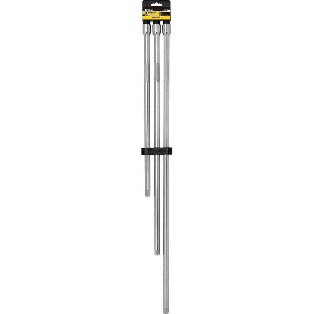 Titan Tools 12081 3 Pc. 1/2 In. Drive Extra-Long Extension Set